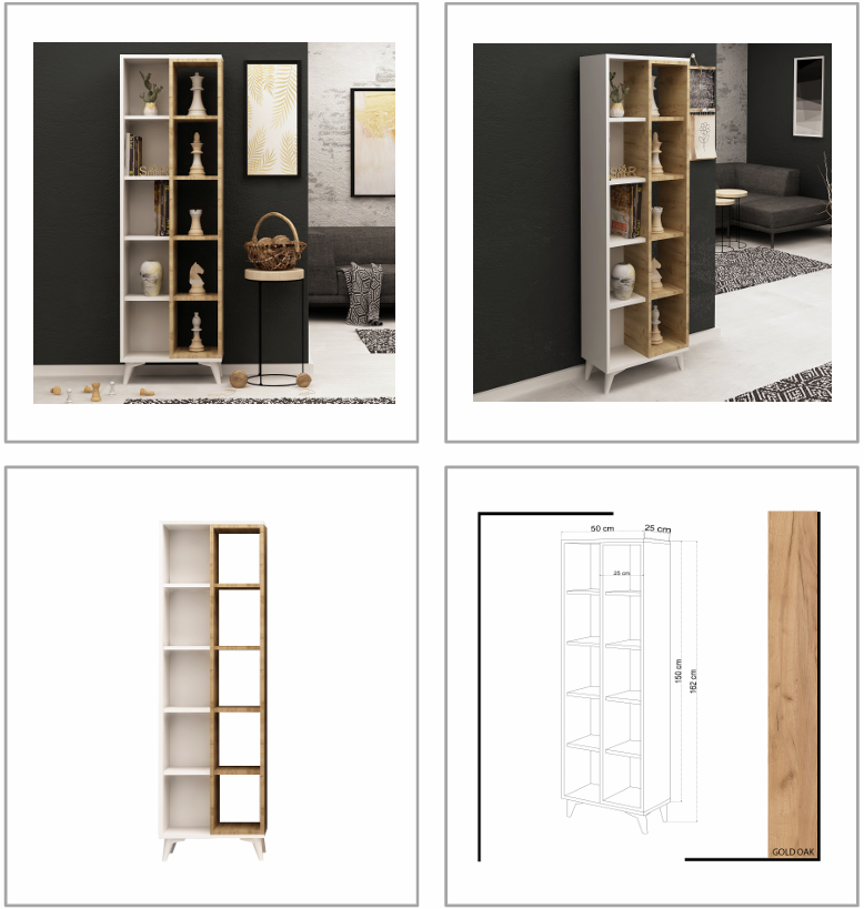 ENZAMU Bookshelf – views